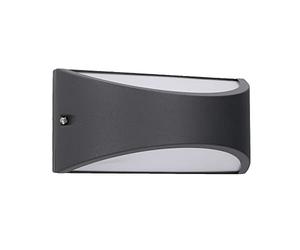 FORLIGHT Kapa - Up Down LED Wall Fixture Urban Grey IP54 8.7W 4000K 444lm