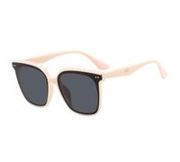 FORLUZ Classic Oversized Frame Women Sunglasses Luxury Men Sunglass Outdoor Driving Travel Fashion Eyewear UV400,Beige Gray