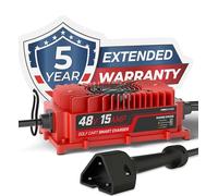FORM 15 AMP EZGO RXV & TXT Battery Charger for 48 Volt Golf Carts