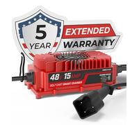 FORM 48 Volt Golf Cart Battery Charger for Yamaha G29 Drive & Drive 2 Golf Carts - 48V 15AMP Lead Acid Battery Charger