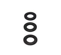 Form A Washers Blackened Stainless Steel Galvanised finish M3 M4 M5 M6 M7 M8 or M10 DIN125 Pack of 10 (M7 x 14mm x 1.4mm)