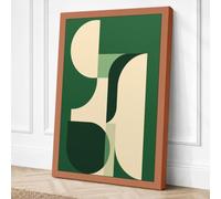 Form and Balance Geometric Canvas Wall Art Print 18x12 Inch (46 x 30 cm)