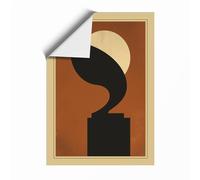 Form and Flow Geometric Unframed Wall Art Print A1 (84.1×59.4cm), Wall Decor for Living Room, Bedroom, Office & Home, Art Gift