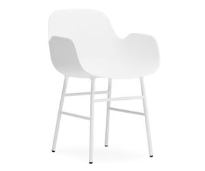 Form Armchair Lehnchair Normann Copenhagen-weiß-Eiche - 5712396002326