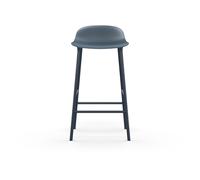 Form Bar Stool H65 cm Blue/ Steel