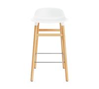 Form Bar Stool H65 cm White/ Oak