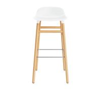 Form Barstool H75 cm White/ Oak