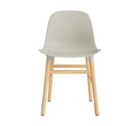 Form Dining Chair Light Gray/Oak