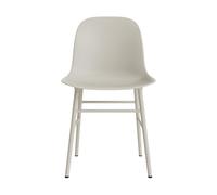 Form Dining Chair Light Gray/Steel