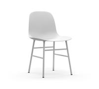 Form Dining Chair White/ White Steel