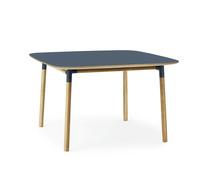 Form Dining Table 120 x 120 cm Blue/ Oak