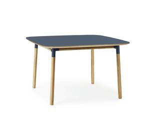 Form Dining Table 120 x 120 cm Blue/ Oak