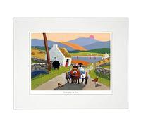 'Form-Ewe-La One' Mounted Print by Thomas Joseph - Sheep Art