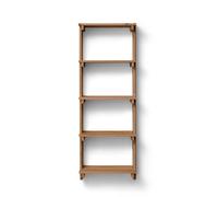 Form & Refine Beam Wall Shelf 5 Deep Brown Pine