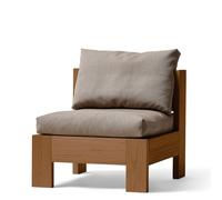 Form & Refine Icon Armchair Deep Brown Pine/ Beige