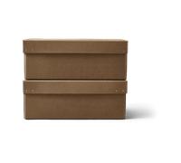 Form & Refine Ordinary storage box 2-pack Brown
