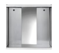 Form & Refine - Taper Wall Shelf 34x35 cm, Stainless Steel - Steel