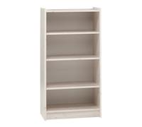 Form Wizard White Freestanding 3 Shelf Bookcase, (H)1232mm (W)640mm