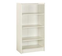 Form Wizard White Freestanding 3 Shelf Bookcase, (H)1232mm (W)640mm