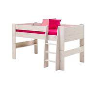Form Wizard White Wash Wooden Bed Frame