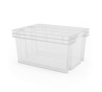 Form Xago Heavy Duty Clear 15L Plastic Stackable Storage Box