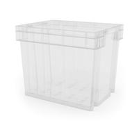 Form Xago Heavy Duty Clear 24L Plastic Stackable Storage Box