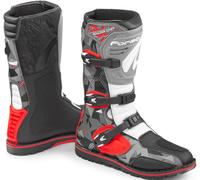 Forma Boulder Comp Motorcycle Boots, grey/red/white, size 47