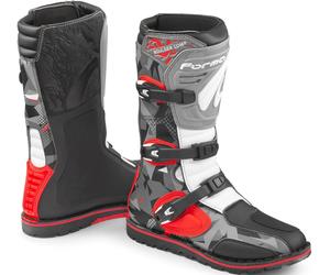 Forma Boulder Comp Motorcycle Boots, grey/red/white, size 47