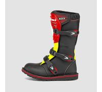 Forma Rock Kids Off-Road Motorcycle Boots Black / Red / Fluo Yellow