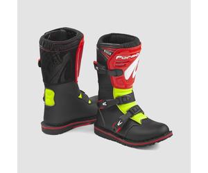 Forma Rock Kids Trials Bike Boots - Off-Road Black/Red/Yellow UK 3, UK 2.5