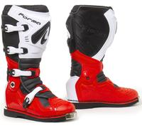 Forma Terrain Evolution TX Motocross Motorcycle Boot, white-red, size 45 for Men