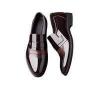 Formal Shoes for Men Shoes for Men Wedding Formal Oxfords Business Casual Office Work Shoes for Men Classic Pointy Men's Dress Shoes(Brown,11.5)