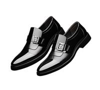 Formal Shoes for Men Shoes for Men Wedding Formal Oxfords Business Casual Office Work Shoes for Men Classic Pointy Men's Dress Shoes(Black,8.5)