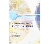 Formal Studies in Slavic Linguistics