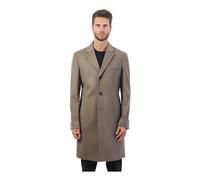 Formal Wool-Cashmere Coat - male - Boss - Single-Breasted Coats - Beige - M - Coats M