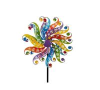 formano Colourful Metal Windmill for the Garden, Decorative Wind Chime, Garden Decoration