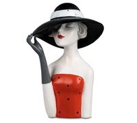 formano Decorative Bust Lady Hand-Painted Colourful Sculpture 20 x 27 cm Woman Figure Sculpture