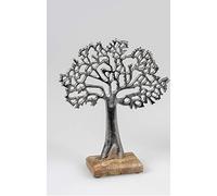 formano Tree of Life Aluminium with Mango Wood Approx. 27 cm
