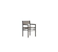 FORMARKIVET Ferra Dining Chair With Armrests Dark Stained Oak/Sevilla Kalato Dark Brown