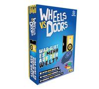 Format Games 3163005 Wheels vs Doors, Was gibt es mehr auf der Welt, exciting party game from 10 years, cooperative treasure game for 2-12 people, German edition