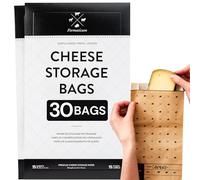 Formaticum Cheese Storage Bags, Keep Charcuterie Fresh, Wax Paper Bags, 30 Count