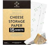 Formaticum Zero - Cheese Storage Paper - Compostable, Biodegradable, Recyclable & Plastic-free - 9 x 13 in. (15 Sheets, 1 Box)