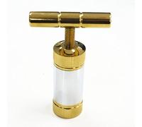 FORMAX®420 T Press 3.5" Tool Pollen T Press Heavy Duty Metal Spice Pollen (Gold with Silver)