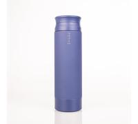 FORME - Blender Shaker Bottle, Leakproof Double Insulated Stainless Steel, Noiseless Shaker Bottle for Hot & Cold Drinks with Supplement Storage, Ideal for Protein & Shakes (Slate Blue, 16.9 ounces)