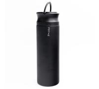 Forme - Blender Shaker Bottle, Leakproof Double Insulated Stainless Steel, Noiseless Shaker Bottle for Hot & Cold Drinks, Ideal for Protein & Supplement Shakes (Charcoal, 33.8 ounces)