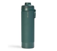 FORME Shaker 500ml - Sport Lid - Stainless Steel With Protein Powder Container - Double Walled Vacuum Insulated - Silent Mixing - Leak Proof - Fits Cup Holders - Easy to Clean (Jungle)