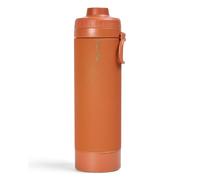 FORME Shaker 500ml - Sport Lid - Stainless Steel With Protein Powder Container - Double Walled Vacuum Insulated - Silent Mixing - Leak Proof - Fits Cup Holders - Easy to Clean (Burnt Orange)