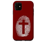 Formed In His Image Of Jesus Cross Thumbprint Art Case for iPhone 11