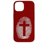 Formed In His Image Of Jesus Cross Thumbprint Art Case for iPhone 14