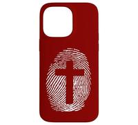 Formed In His Image Of Jesus Cross Thumbprint Art Case for iPhone 14 Pro Max